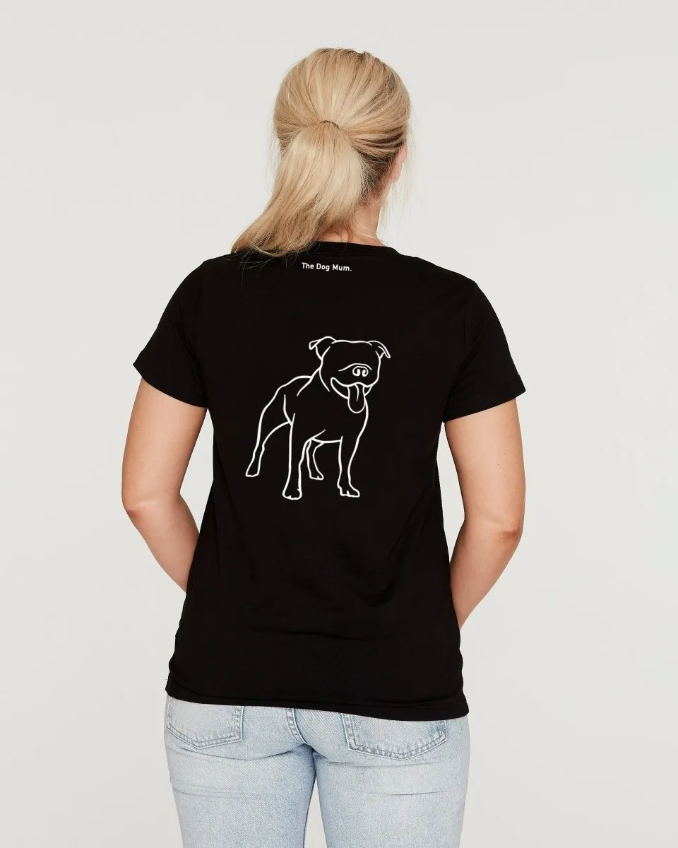Staffy Mum Illustration: Classic T-Shirt