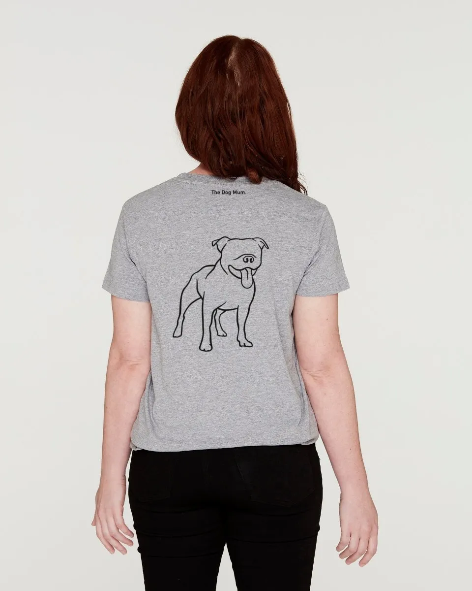 Staffy Mum Illustration: Classic T-Shirt