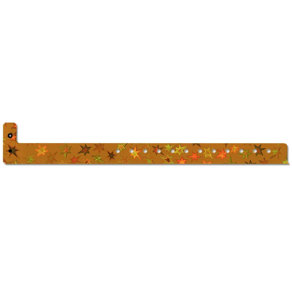 Stars™ Holographic Plastic Wristbands 3/4" 4830 (500/Box)