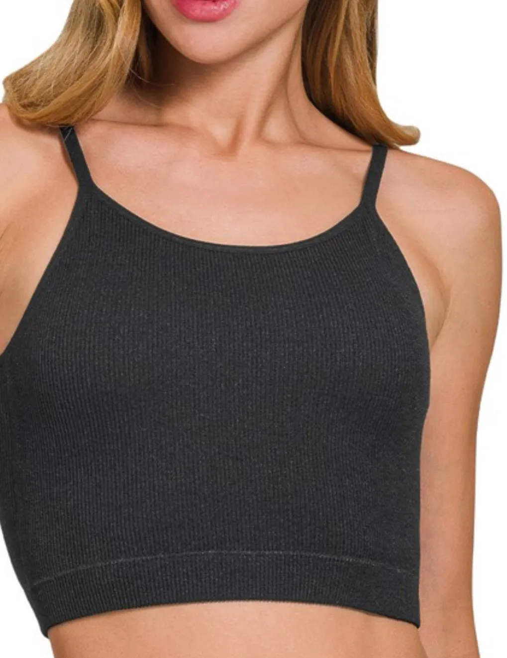 The Everyday Padded Cropped Tank (2 Colors)