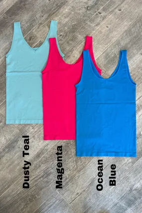The Ultimate Basic Tank - 2 Way Neckline