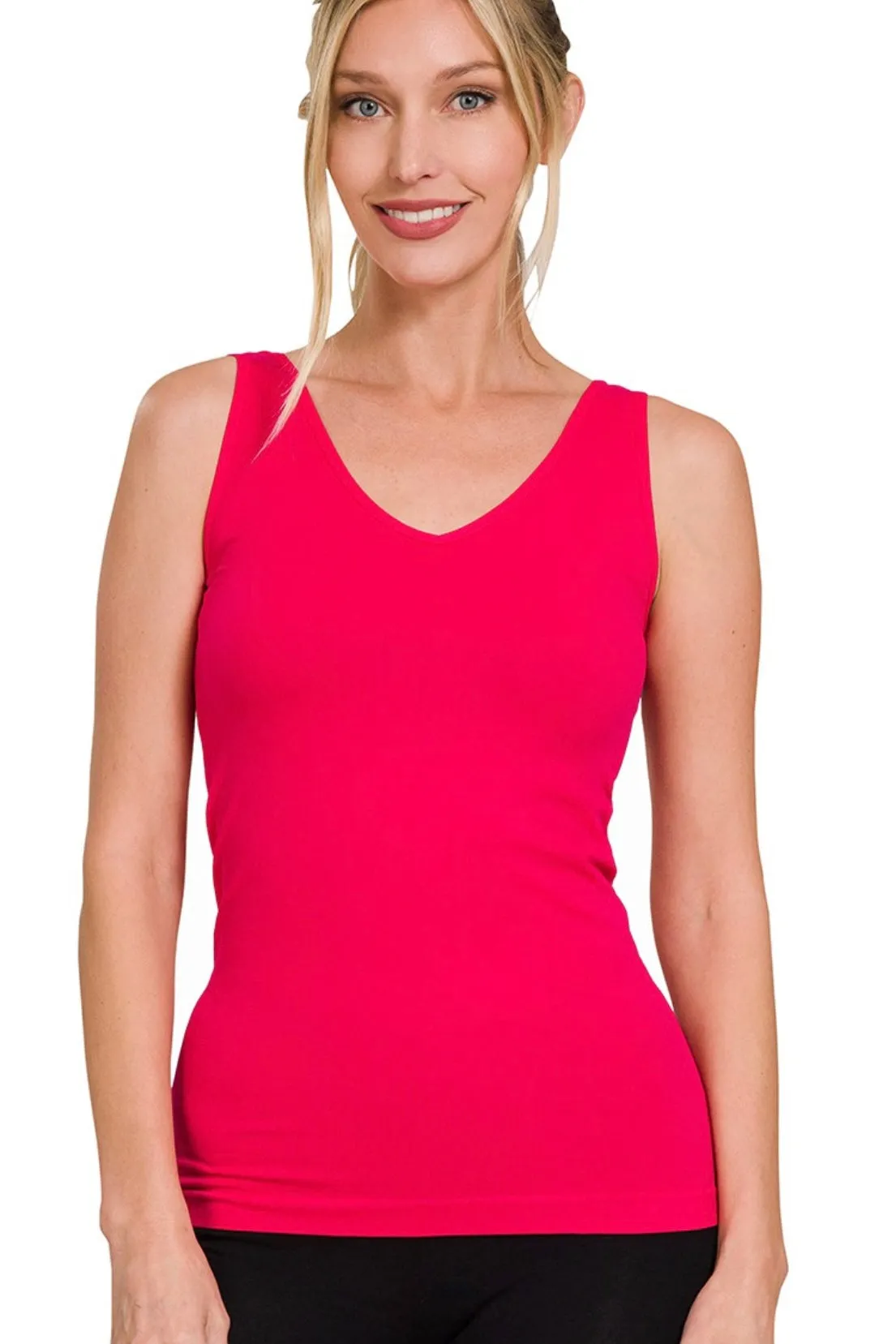 The Ultimate Basic Tank - 2 Way Neckline