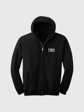 The Walking Dead Daryl's Wings Zip Up Hooded Sweatshirt