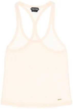 Tom ford racer-back tank top TSJ565 JEX079 ECRU