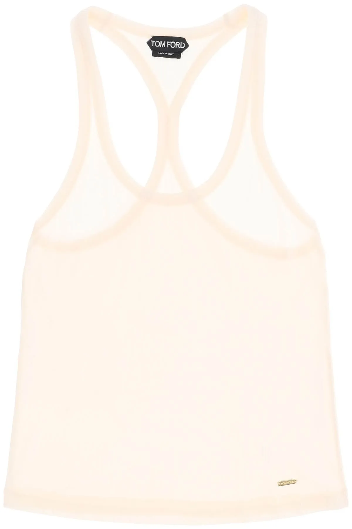 Tom ford racer-back tank top TSJ565 JEX079 ECRU