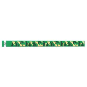 Tytan-Band® Expressions Tyvek® Wristbands 3/4" Camouflage Design NTX66 - Kelly Green (500/Pack)