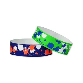 Tytan-Band® Expressions Tyvek® Wristbands 3/4" Paintball Design NTX83 (500/Pack)
