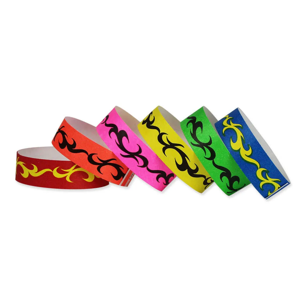 Tytan-Band® Expressions Tyvek® Wristbands 3/4" Tribal Design NTX69 (500/Pack)