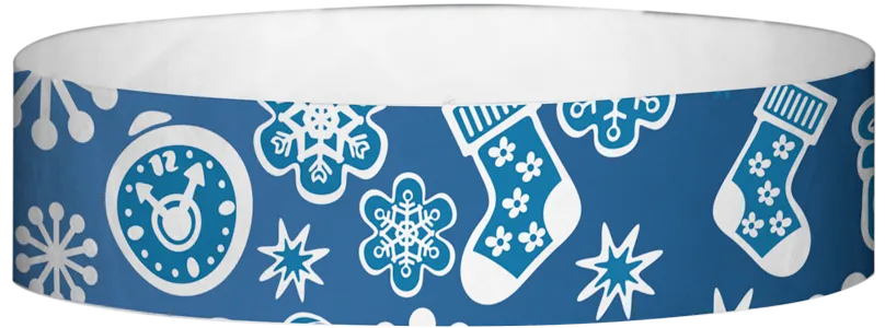 Tyvek® 3/4" x 10" Decorations pattern wristbands