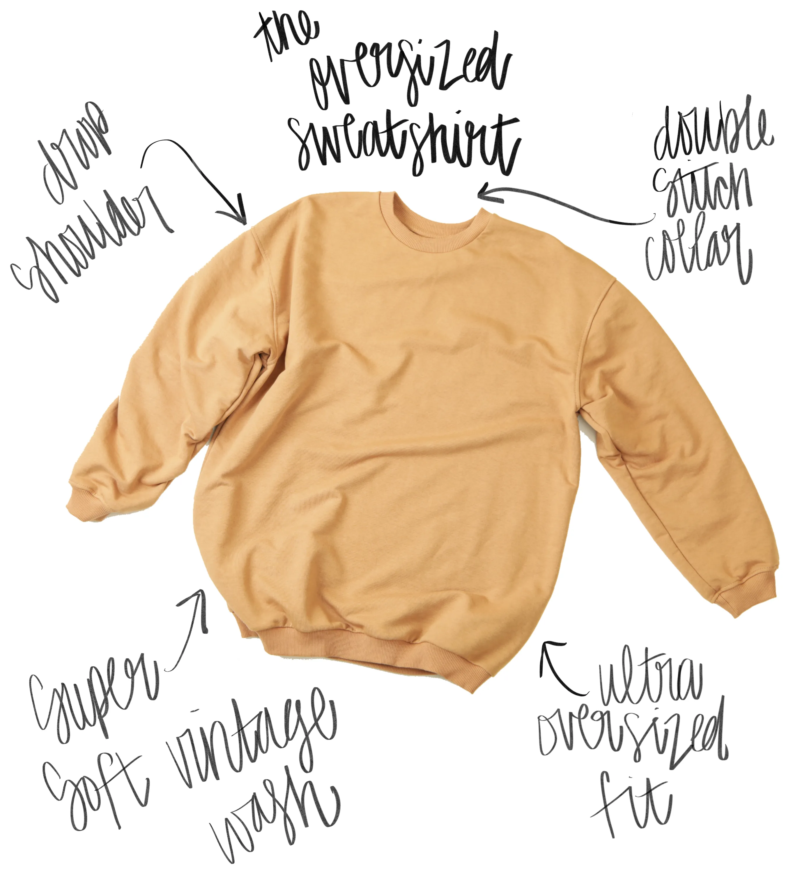 Underground Original Design: Three Little Fish Oversized 90's Sustainable Sweatshirt