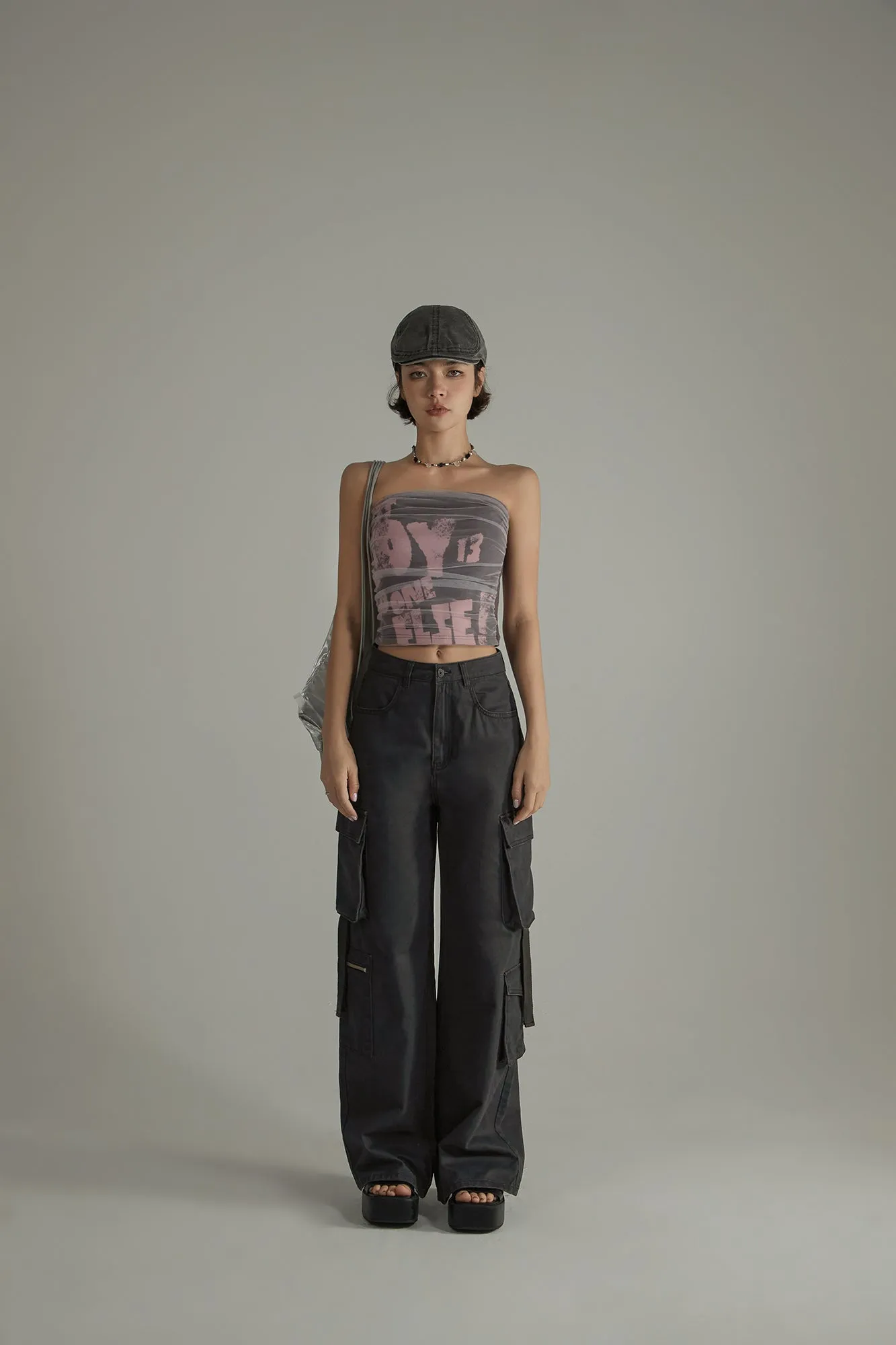 Vintage That Boy Sleeveless Tube Top
