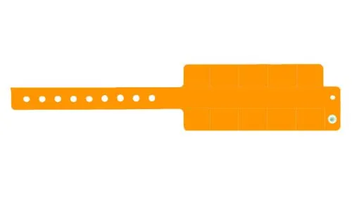 Vinyl Wristbands - 10 Tab