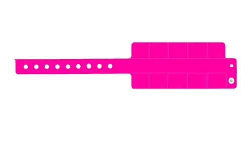 Vinyl Wristbands - 10 Tab