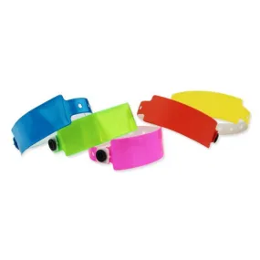 Vinyl Wristbands 1" Waterproof Permanent Snap 420P (500/Box)