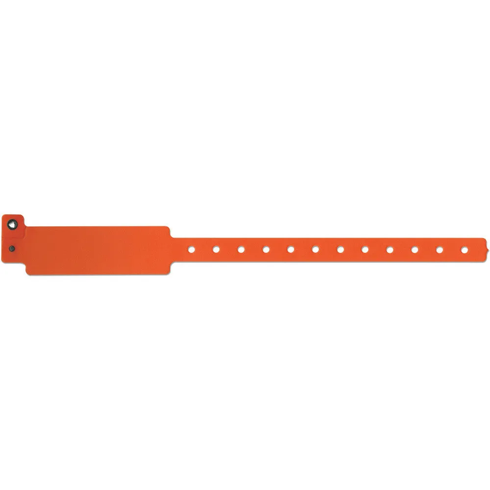 Vinyl Wristbands 1" Waterproof Permanent Snap 420P (500/Box)