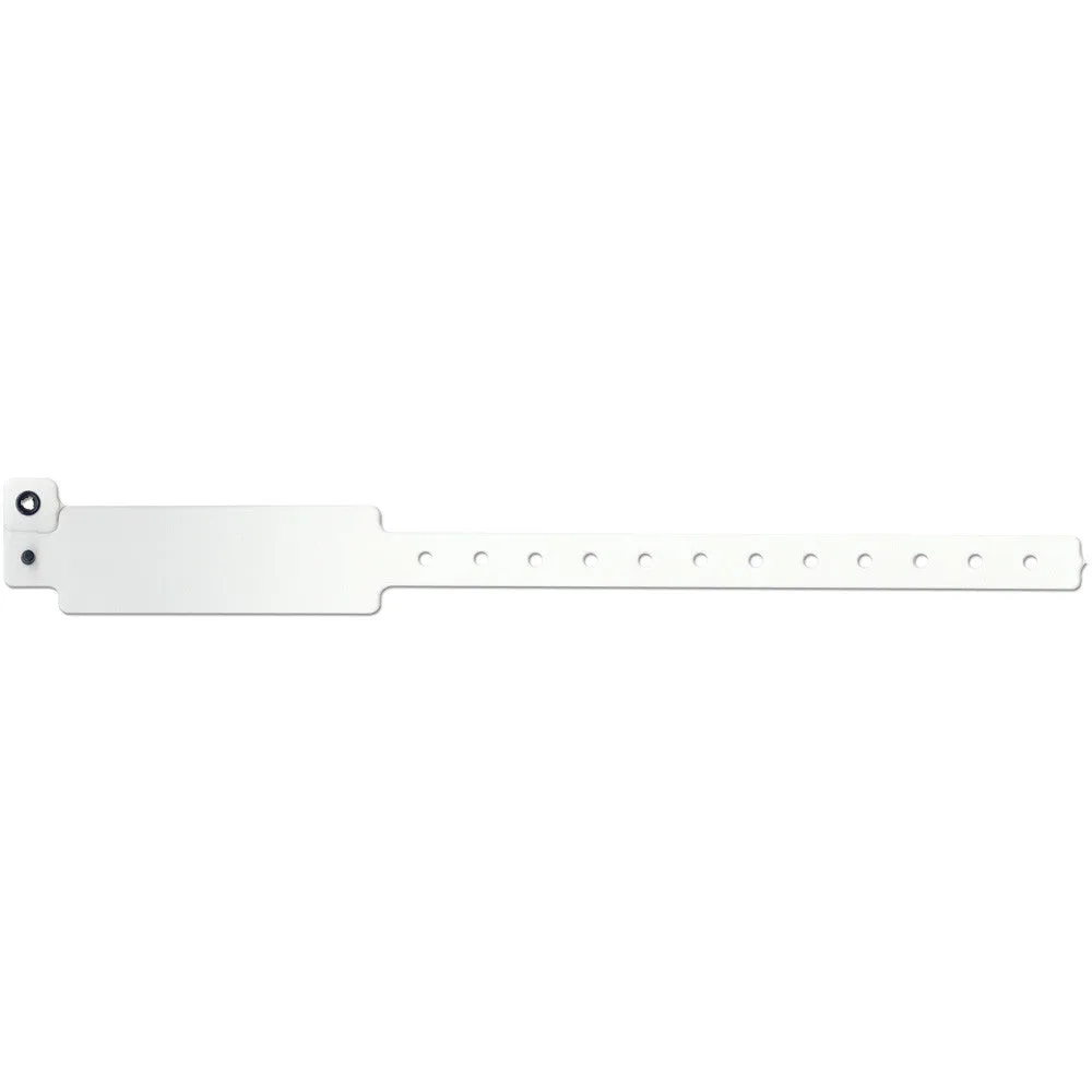 Vinyl Wristbands 1" Waterproof Permanent Snap 420P (500/Box)