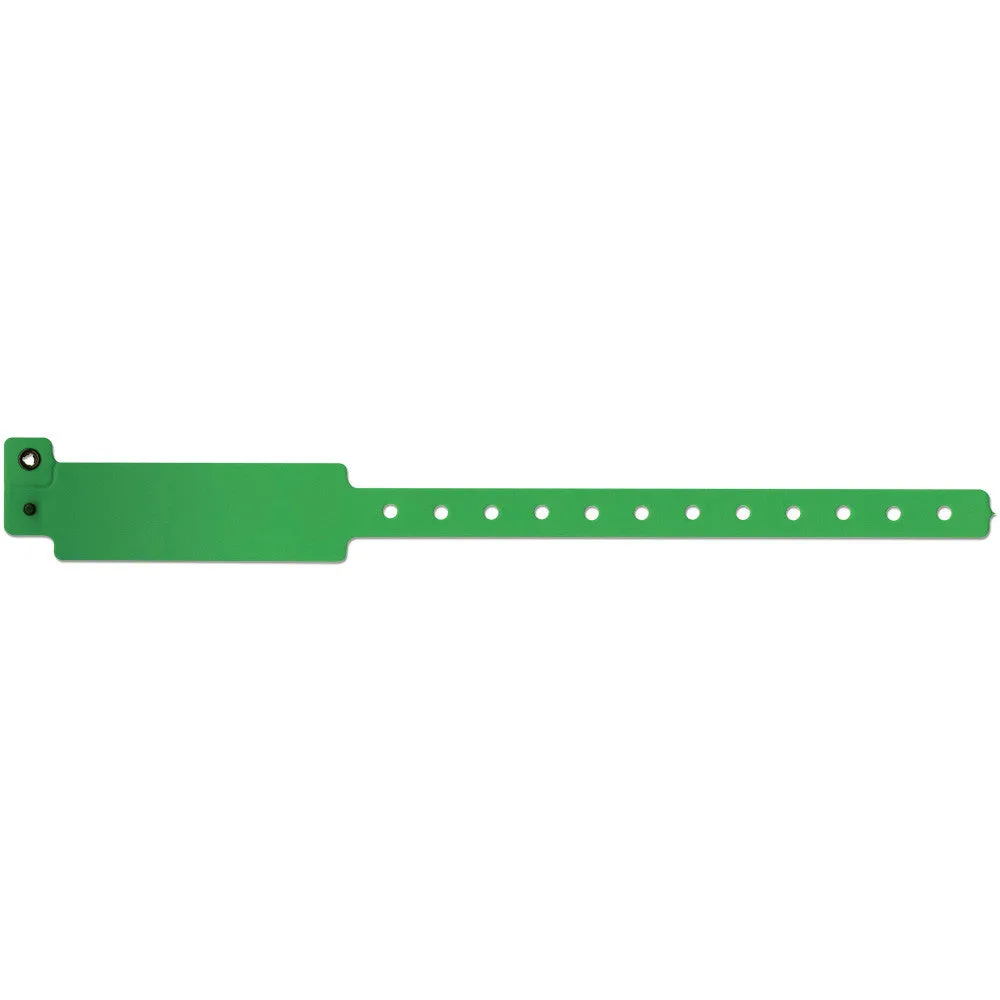 Vinyl Wristbands 1" Waterproof Permanent Snap 420P (500/Box)