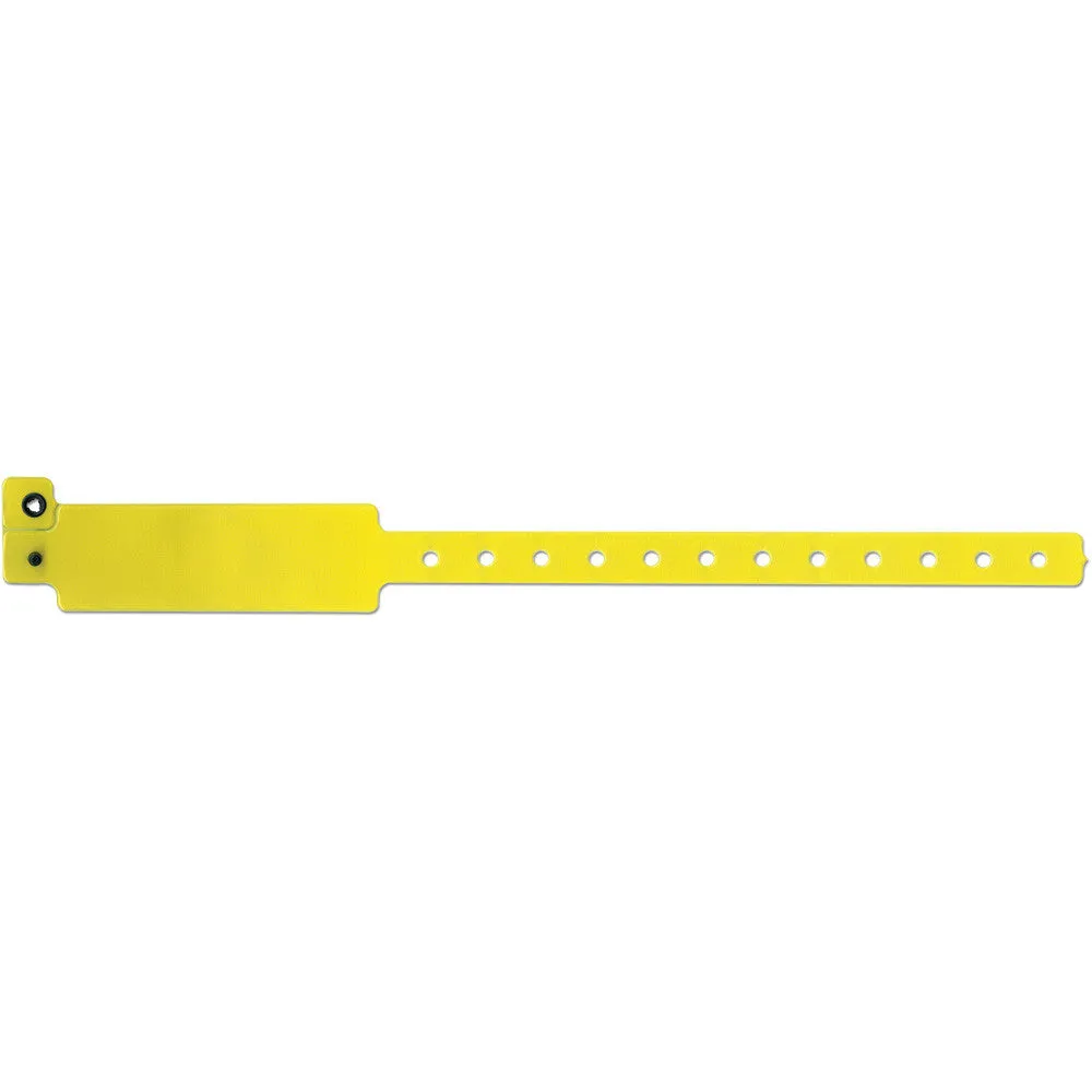 Vinyl Wristbands 1" Waterproof Permanent Snap 420P (500/Box)