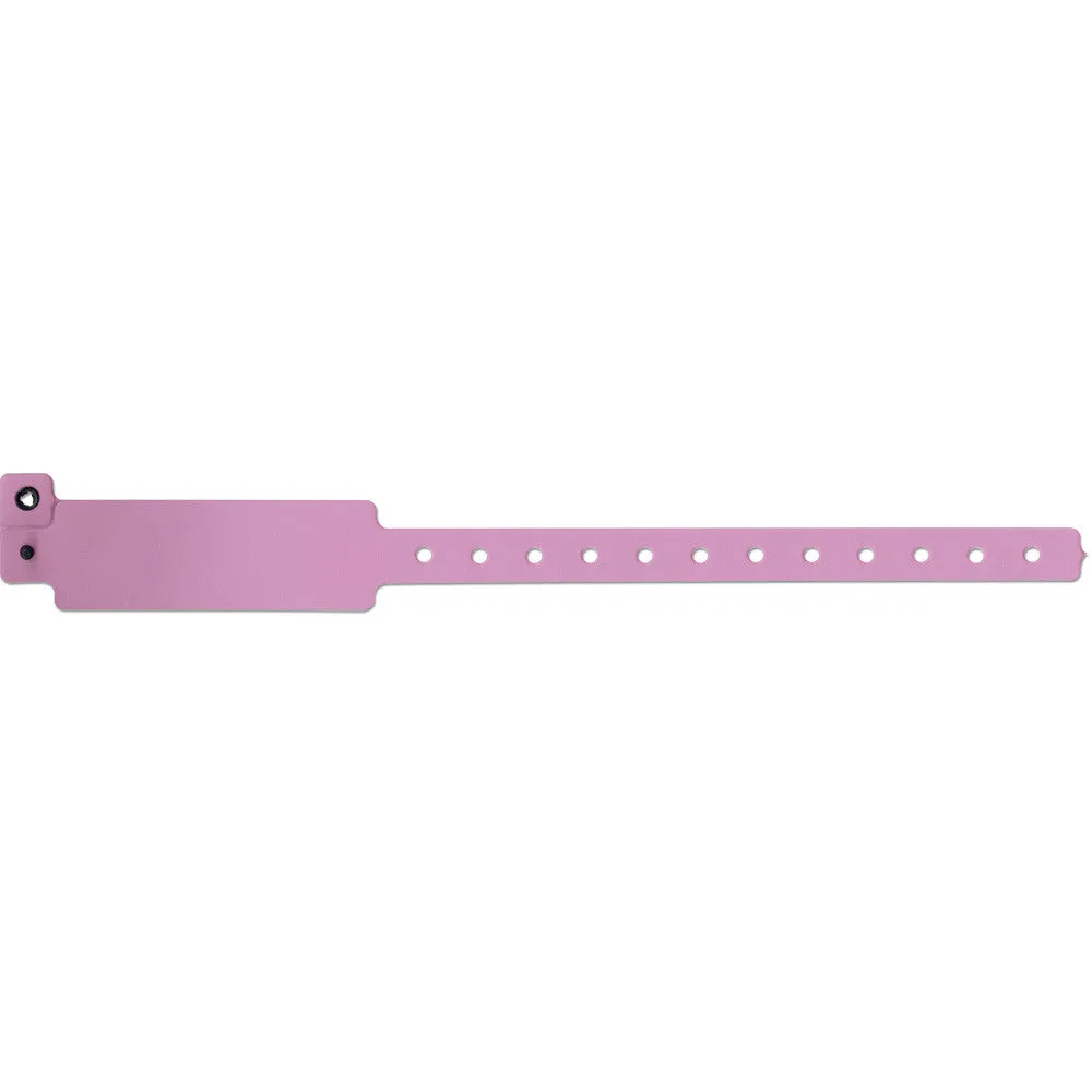 Vinyl Wristbands 1" Waterproof Permanent Snap 420P (500/Box)