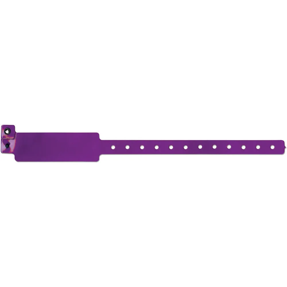 Vinyl Wristbands 1" Waterproof Permanent Snap 420P (500/Box)
