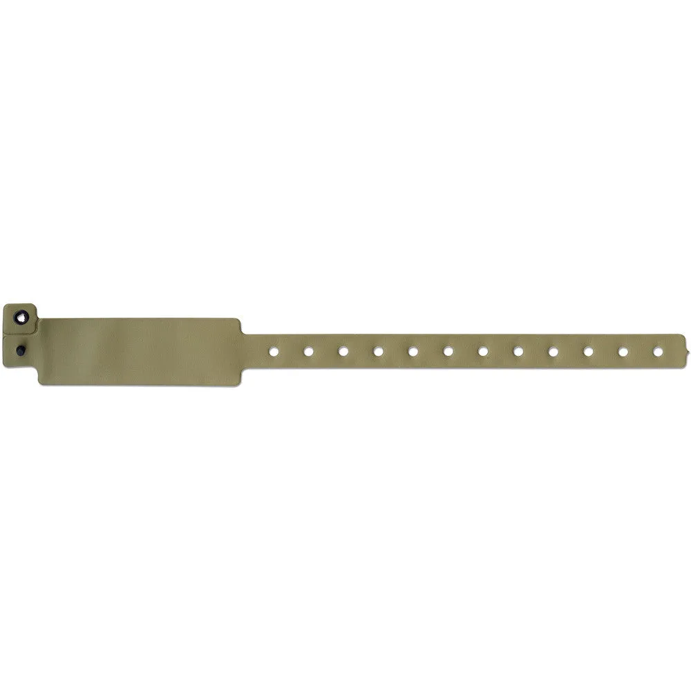 Vinyl Wristbands 1" Waterproof Permanent Snap 420P (500/Box)