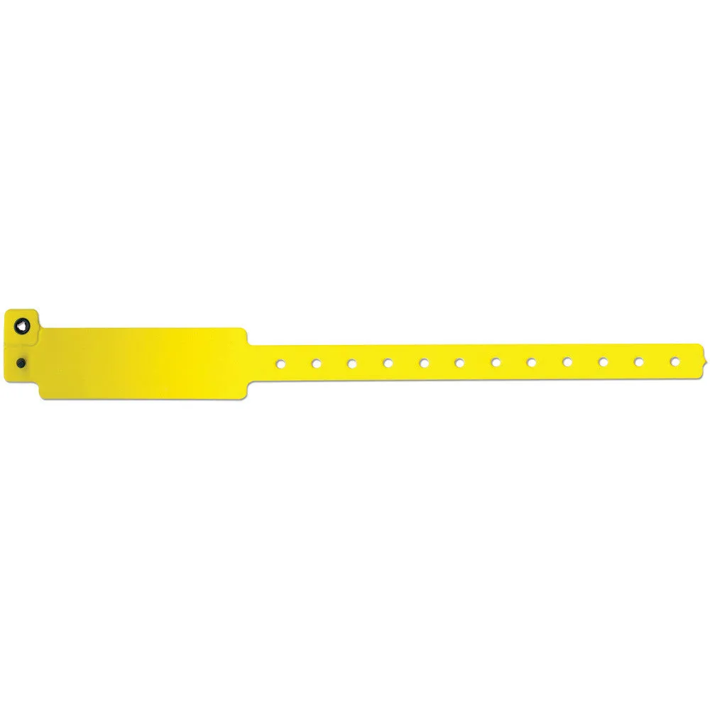 Vinyl Wristbands 1" Waterproof Permanent Snap 420P (500/Box)