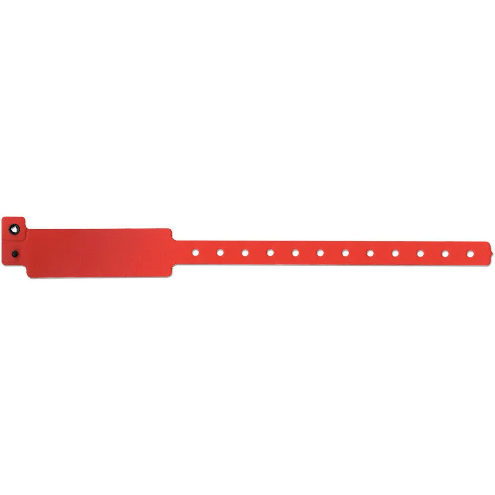 Vinyl Wristbands 1" Waterproof Permanent Snap 420P (500/Box)