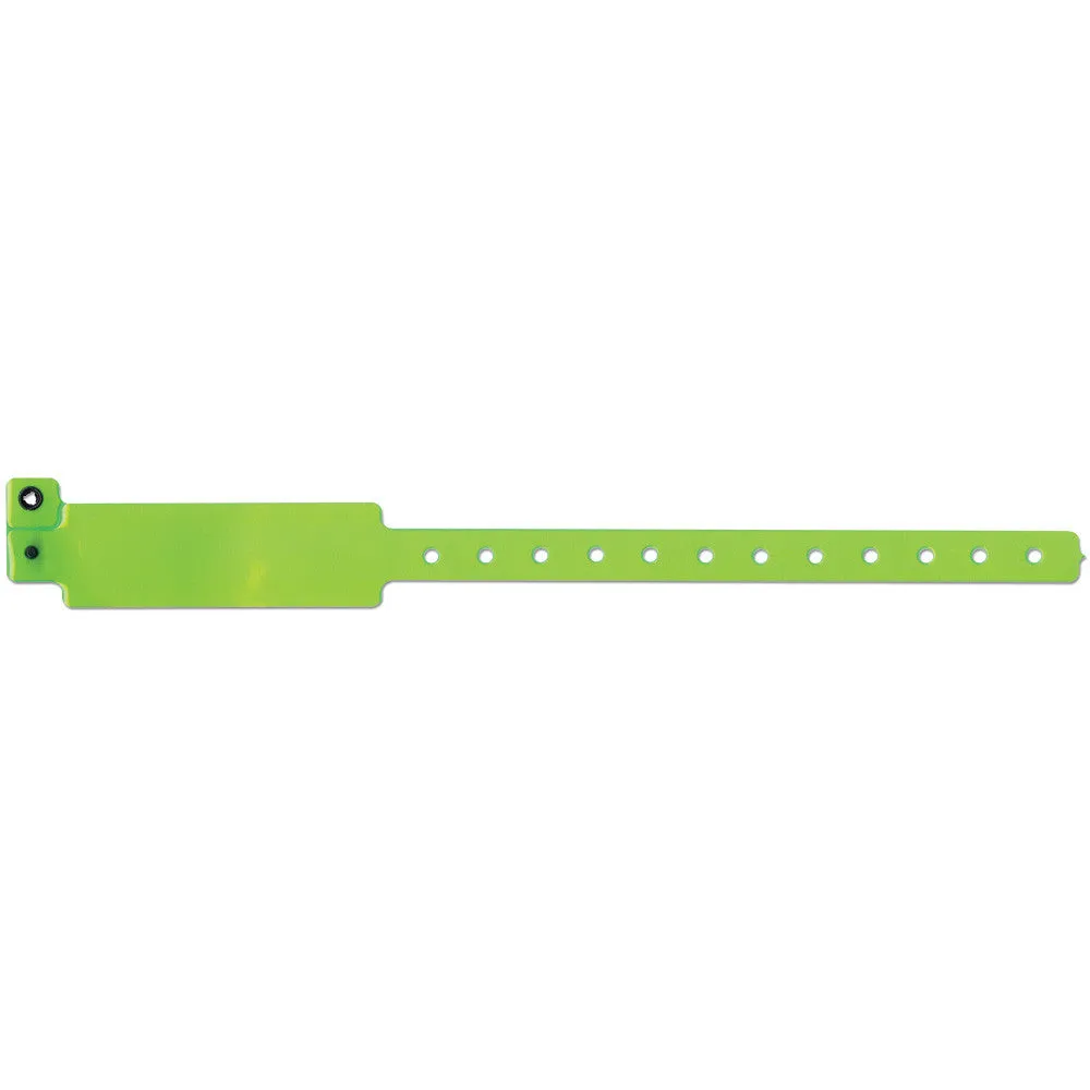 Vinyl Wristbands 1" Waterproof Permanent Snap 420P (500/Box)
