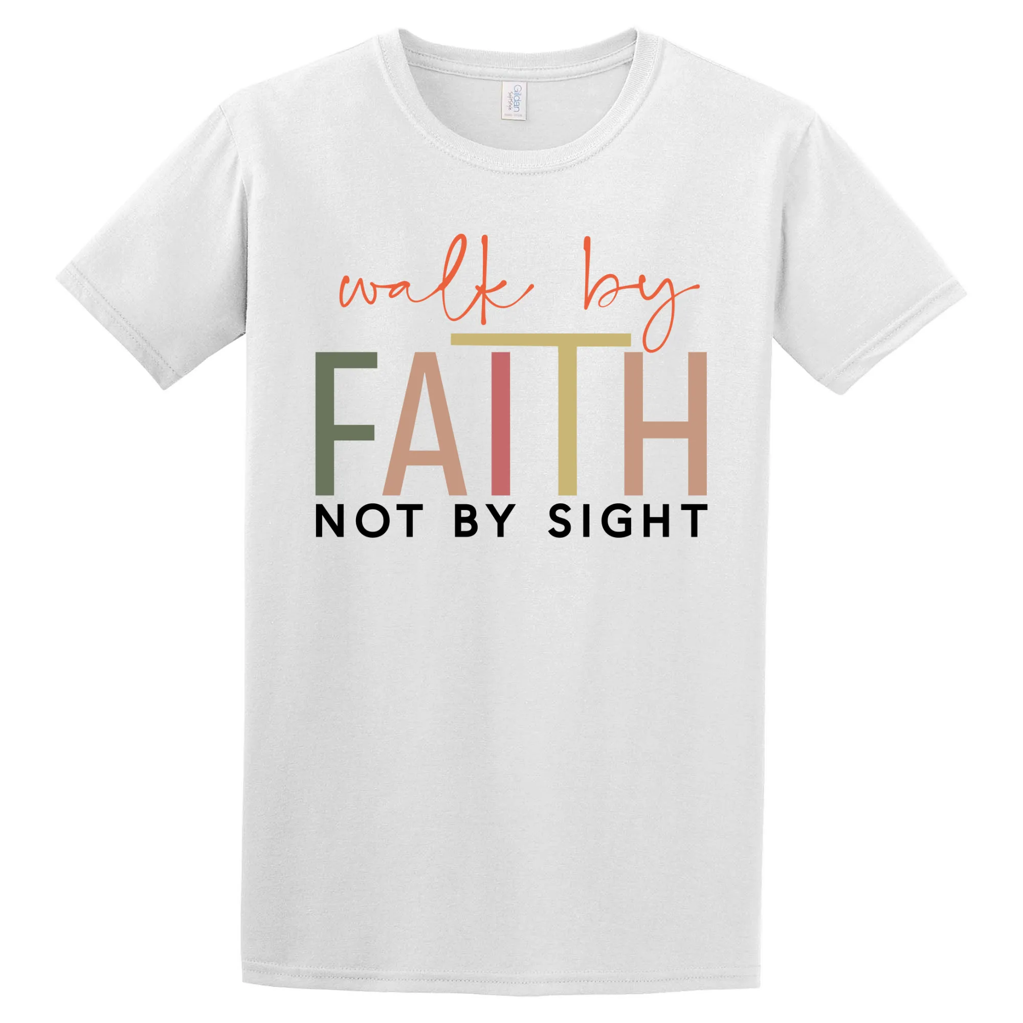 Walk by Faith T-Shirt - Unisex Youth & Adult Sizes