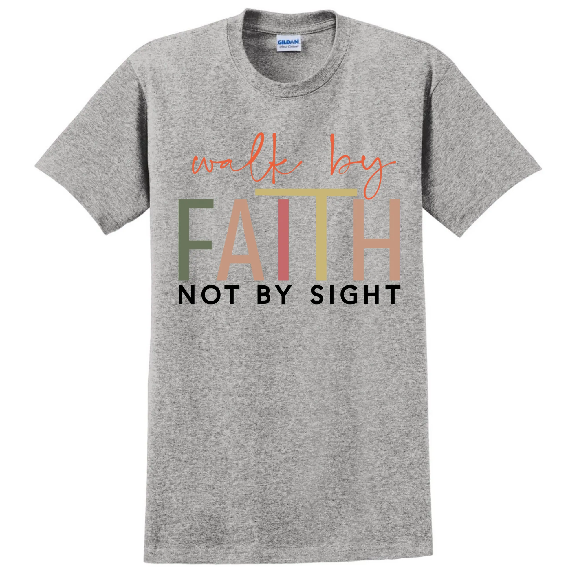 Walk by Faith T-Shirt - Unisex Youth & Adult Sizes