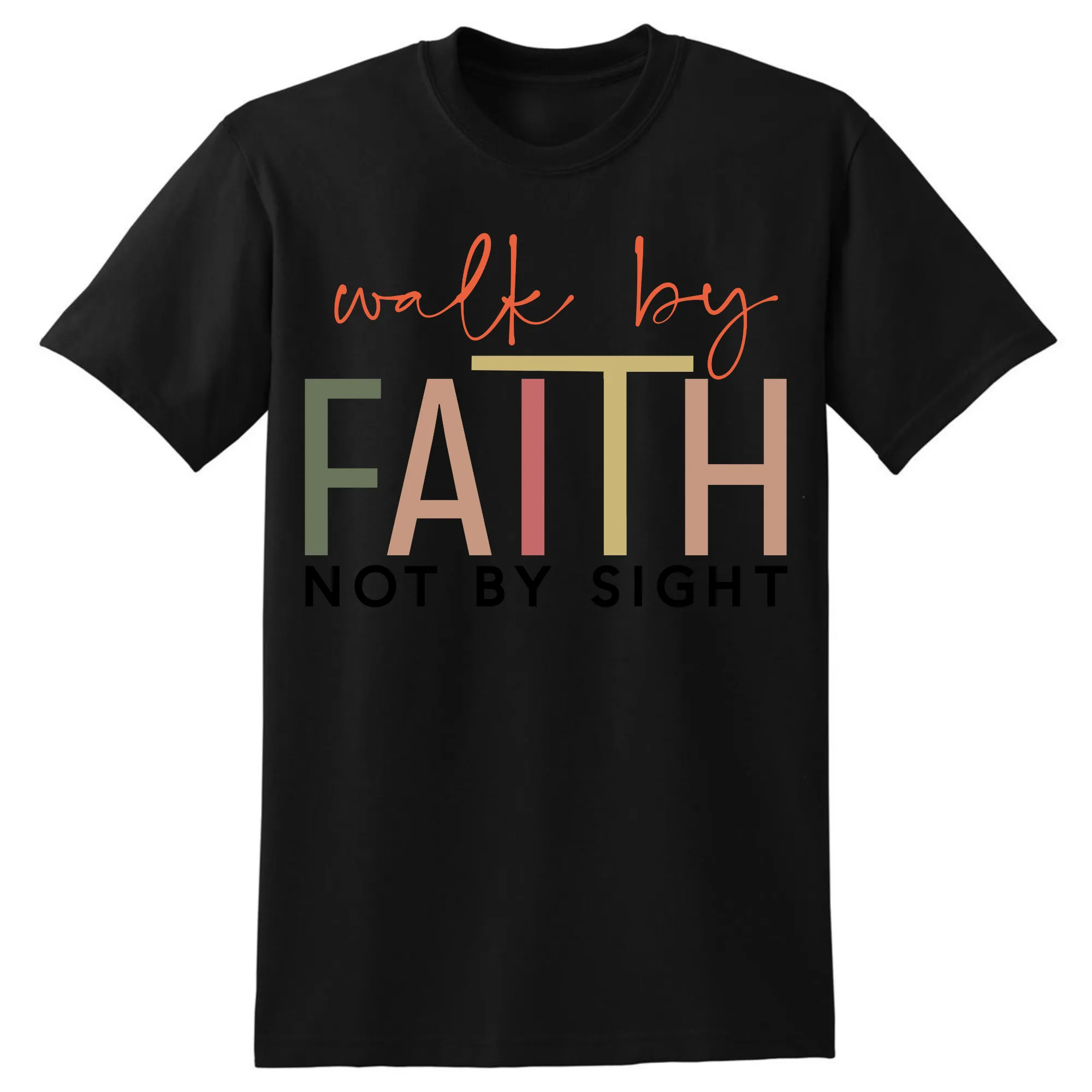 Walk by Faith T-Shirt - Unisex Youth & Adult Sizes