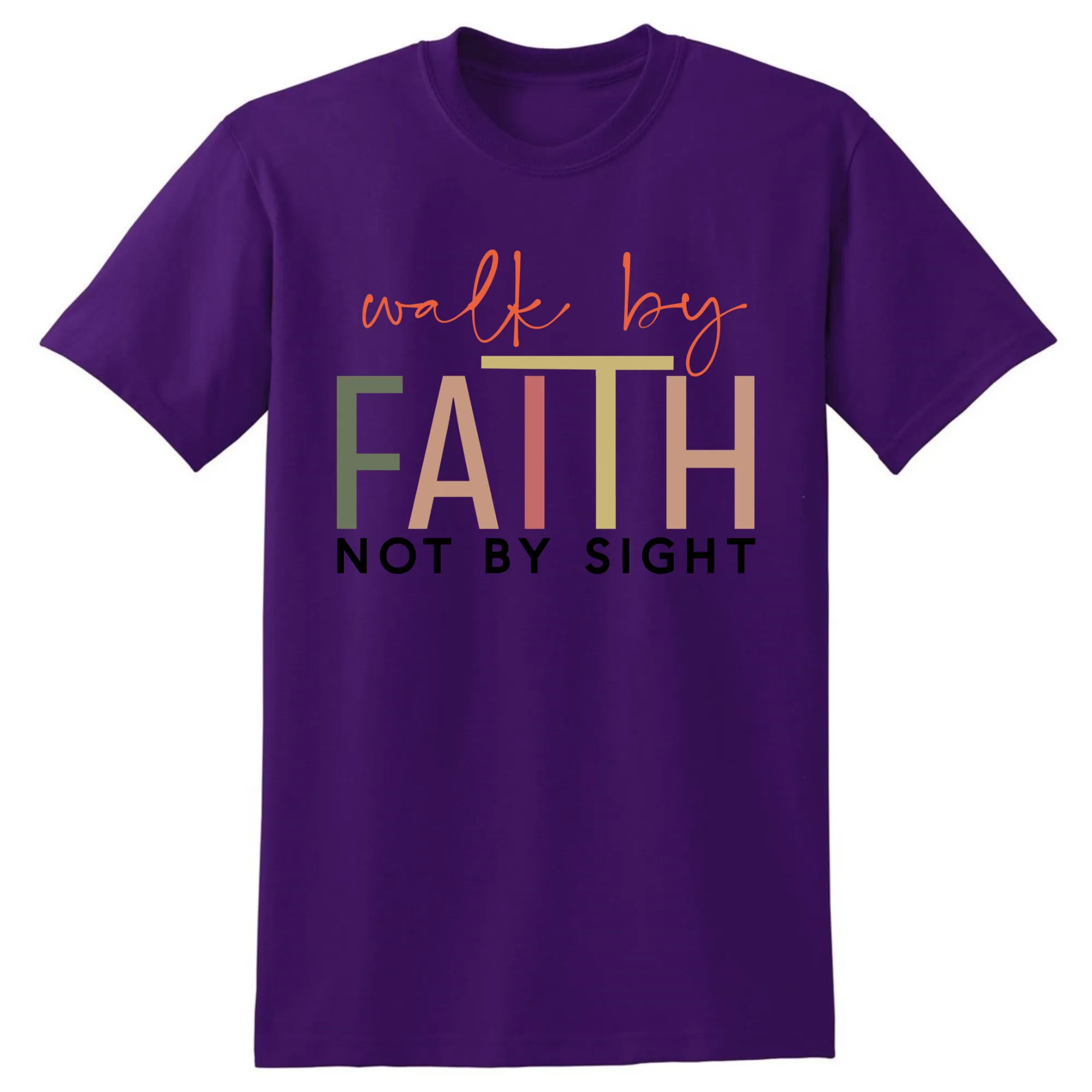 Walk by Faith T-Shirt - Unisex Youth & Adult Sizes