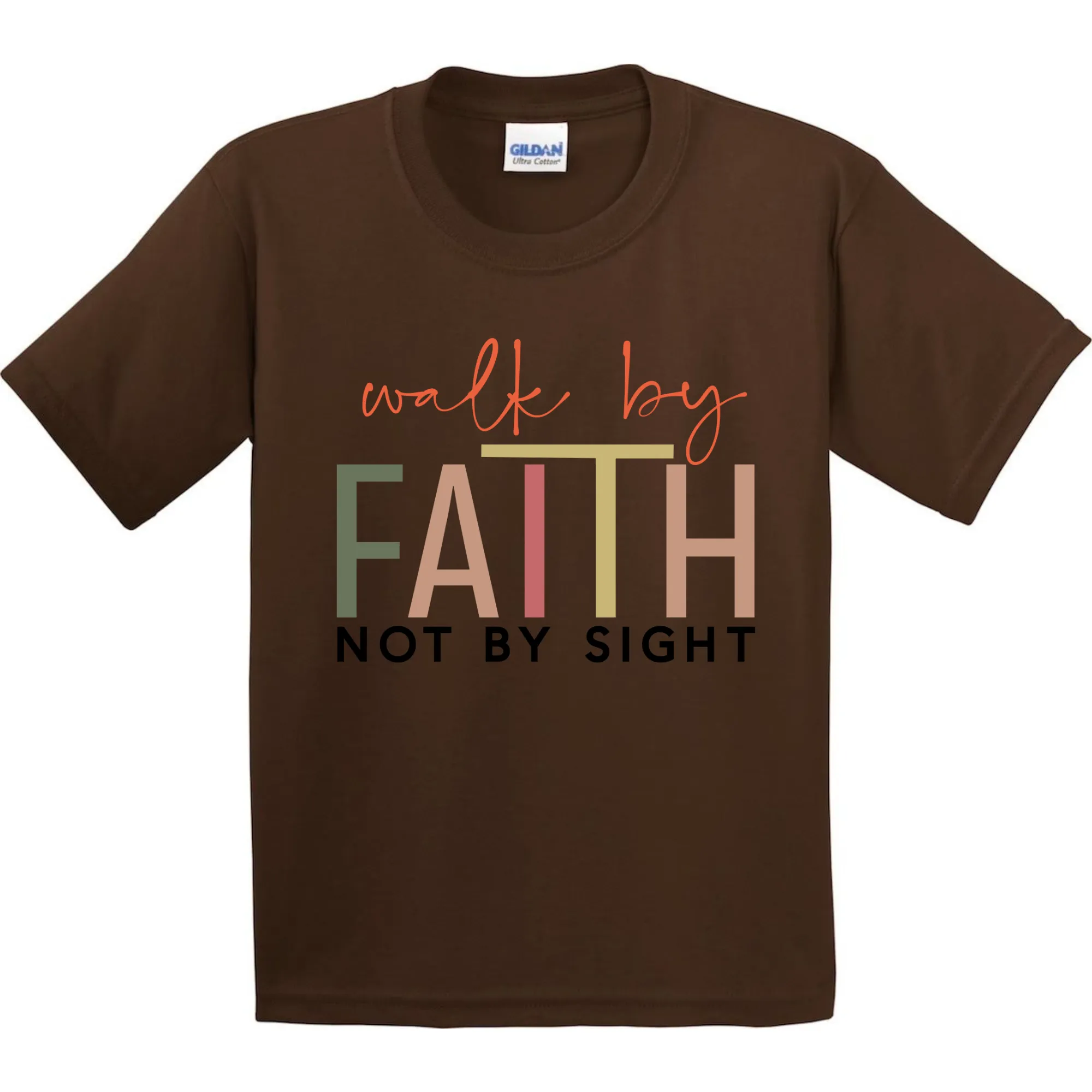 Walk by Faith T-Shirt - Unisex Youth & Adult Sizes