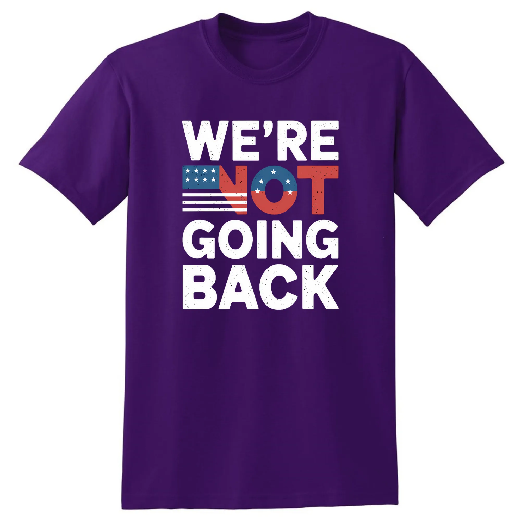 We're Not Going Back Kamala Harris 2024 T-Shirt - Unisex Youth & Adult Sizes