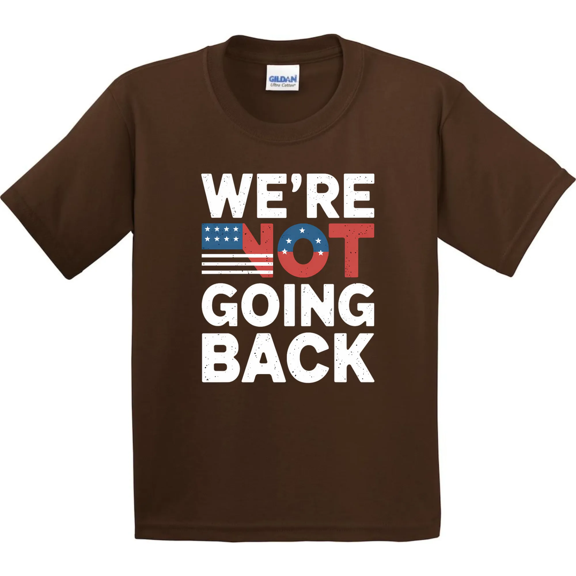 We're Not Going Back Kamala Harris 2024 T-Shirt - Unisex Youth & Adult Sizes