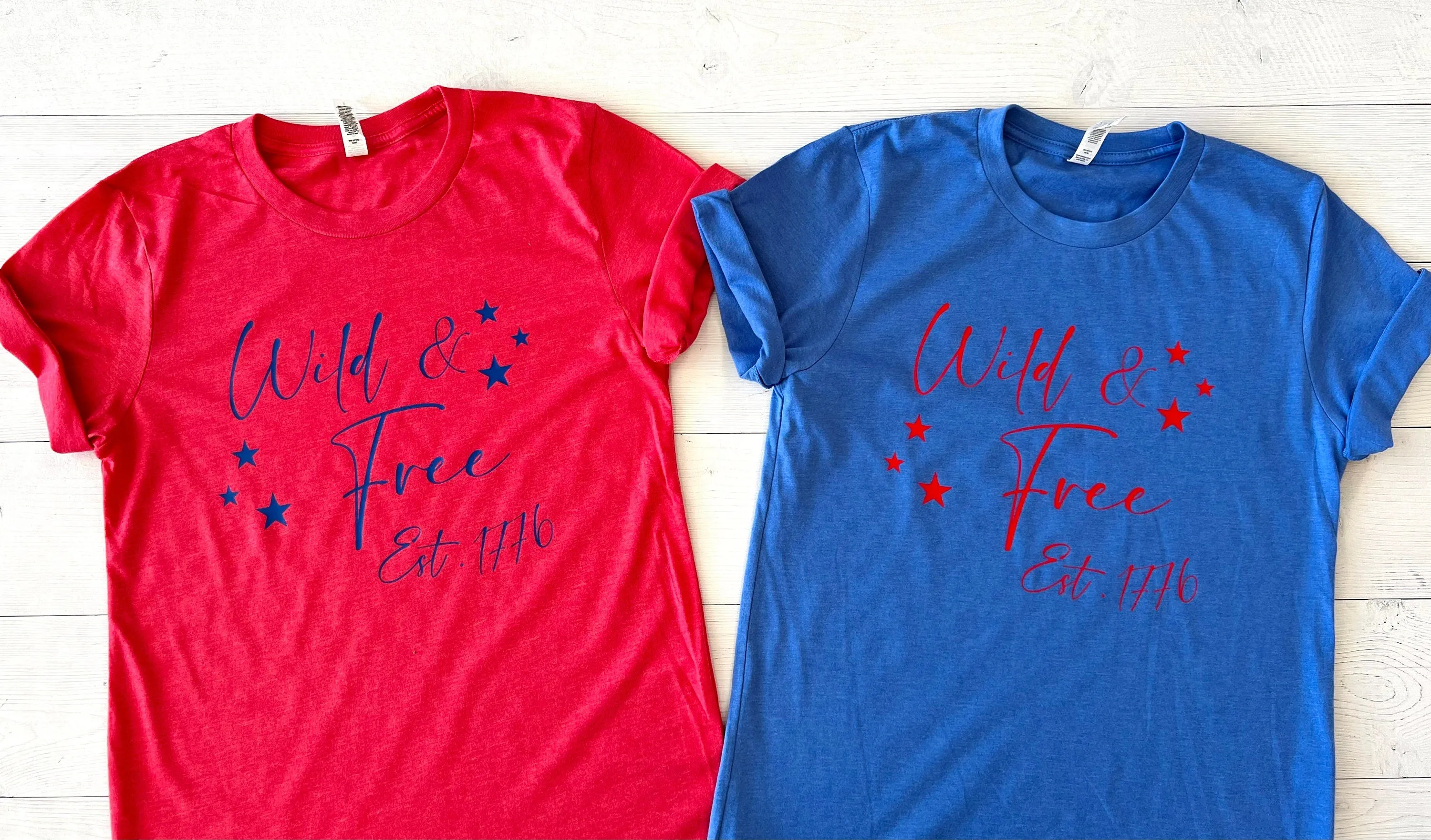 Wild & Free 1776 USA T-Shirts