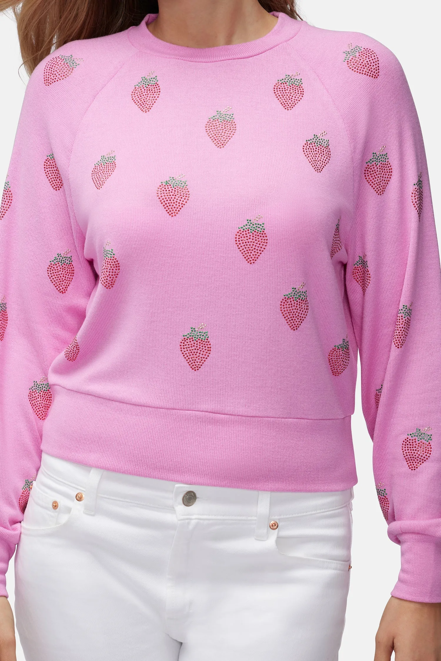 Wildfox Strawberry Bridget Sweater
