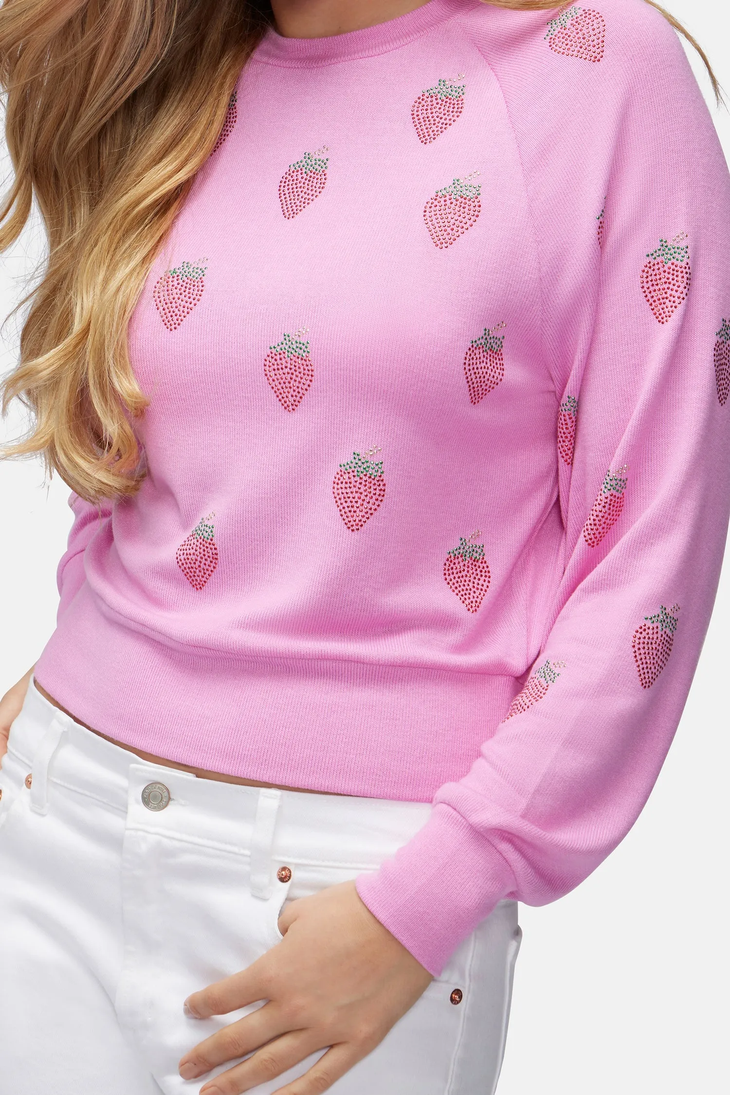 Wildfox Strawberry Bridget Sweater