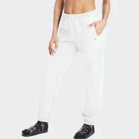 Women's Champion Reverse Weave Boyfriend Sweatpants White
