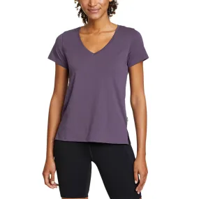 Women's Coast And Climb Short-Sleeve V-Neck T-Shirt - Solid