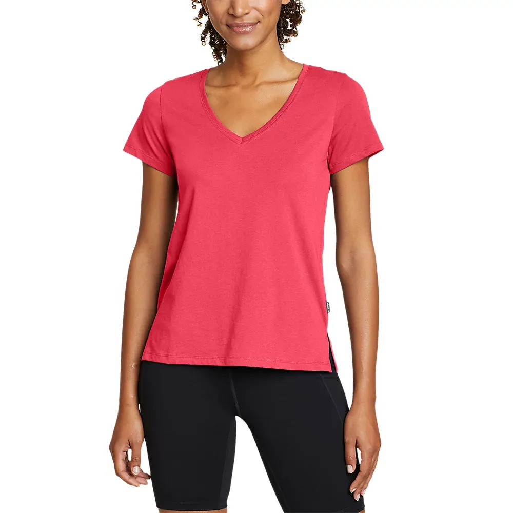 Women's Coast And Climb Short-Sleeve V-Neck T-Shirt - Solid