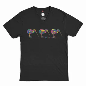 Womens New Zealand T Shirt - Mosaic Kiwi