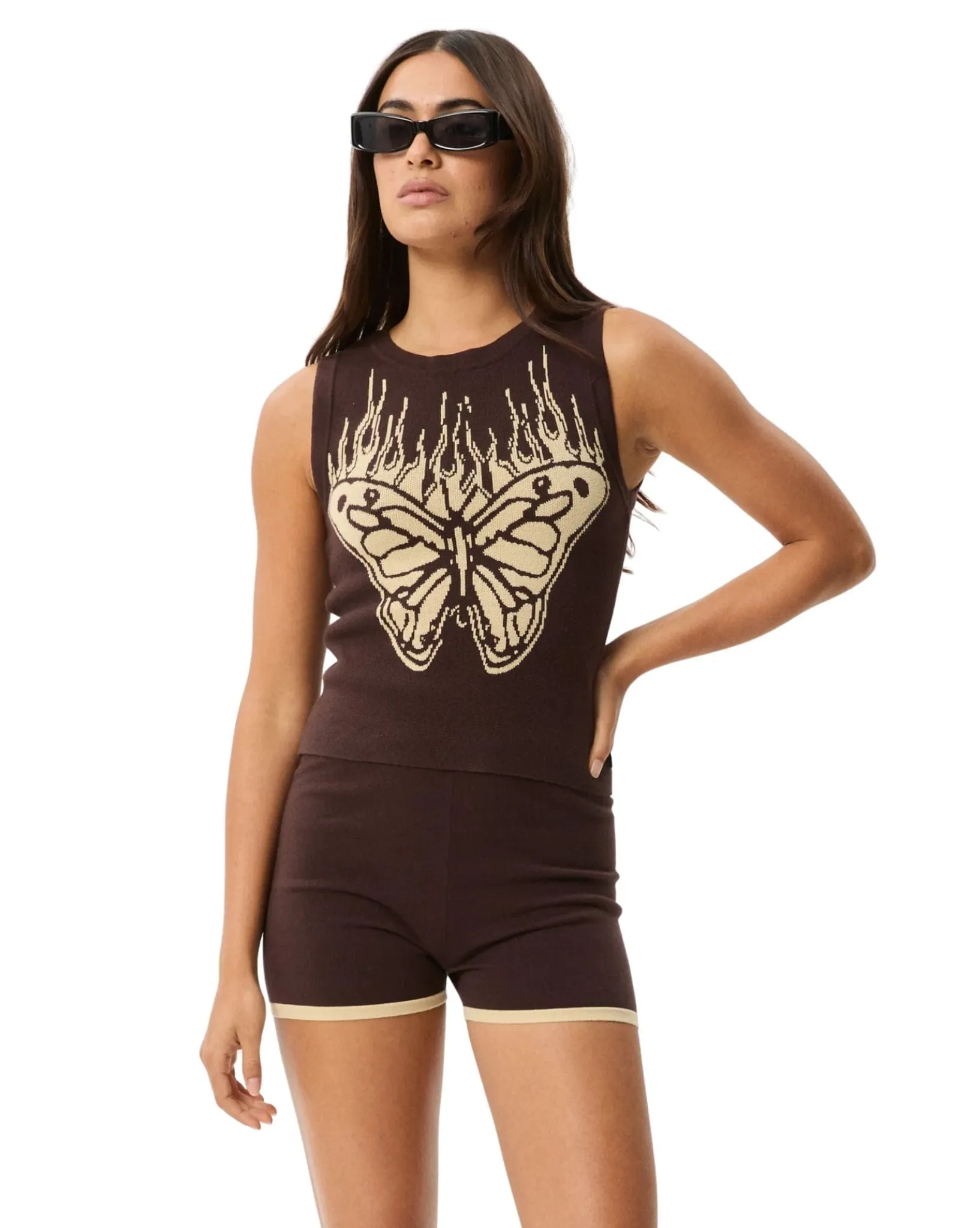 Womens Set Fire Knit Tank