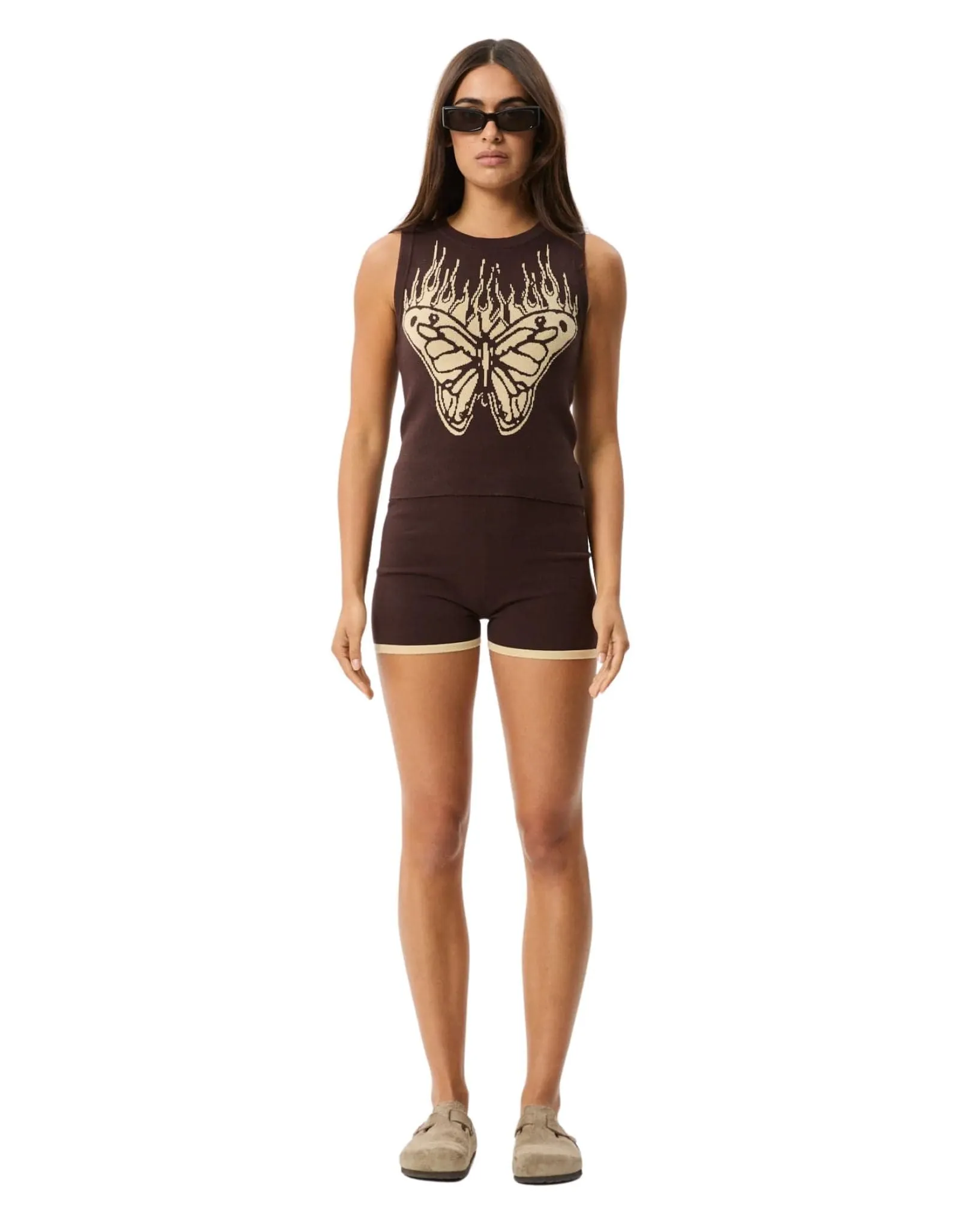 Womens Set Fire Knit Tank