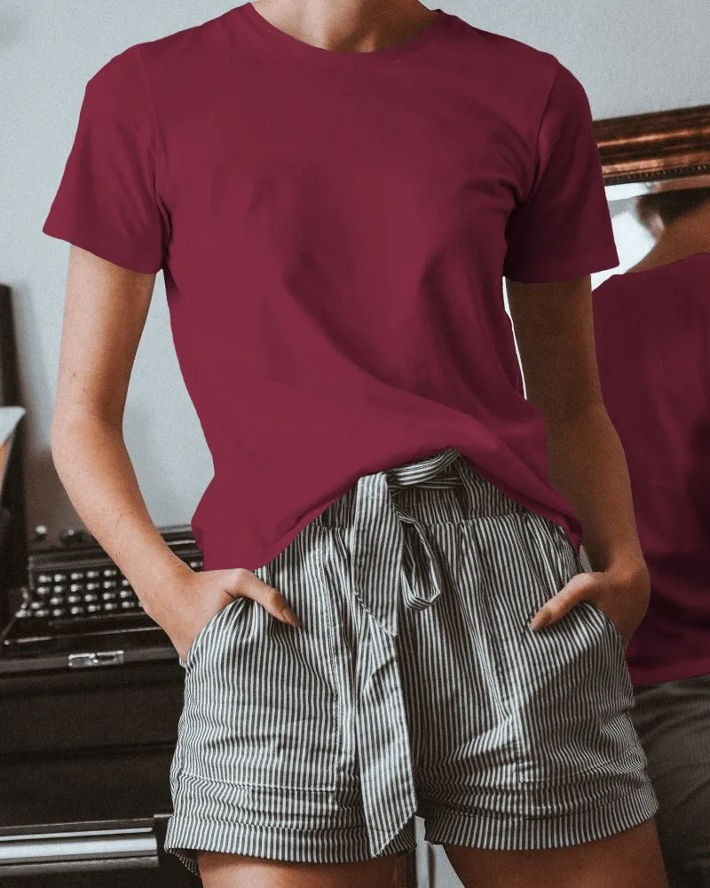Women's Solid Tees H/S