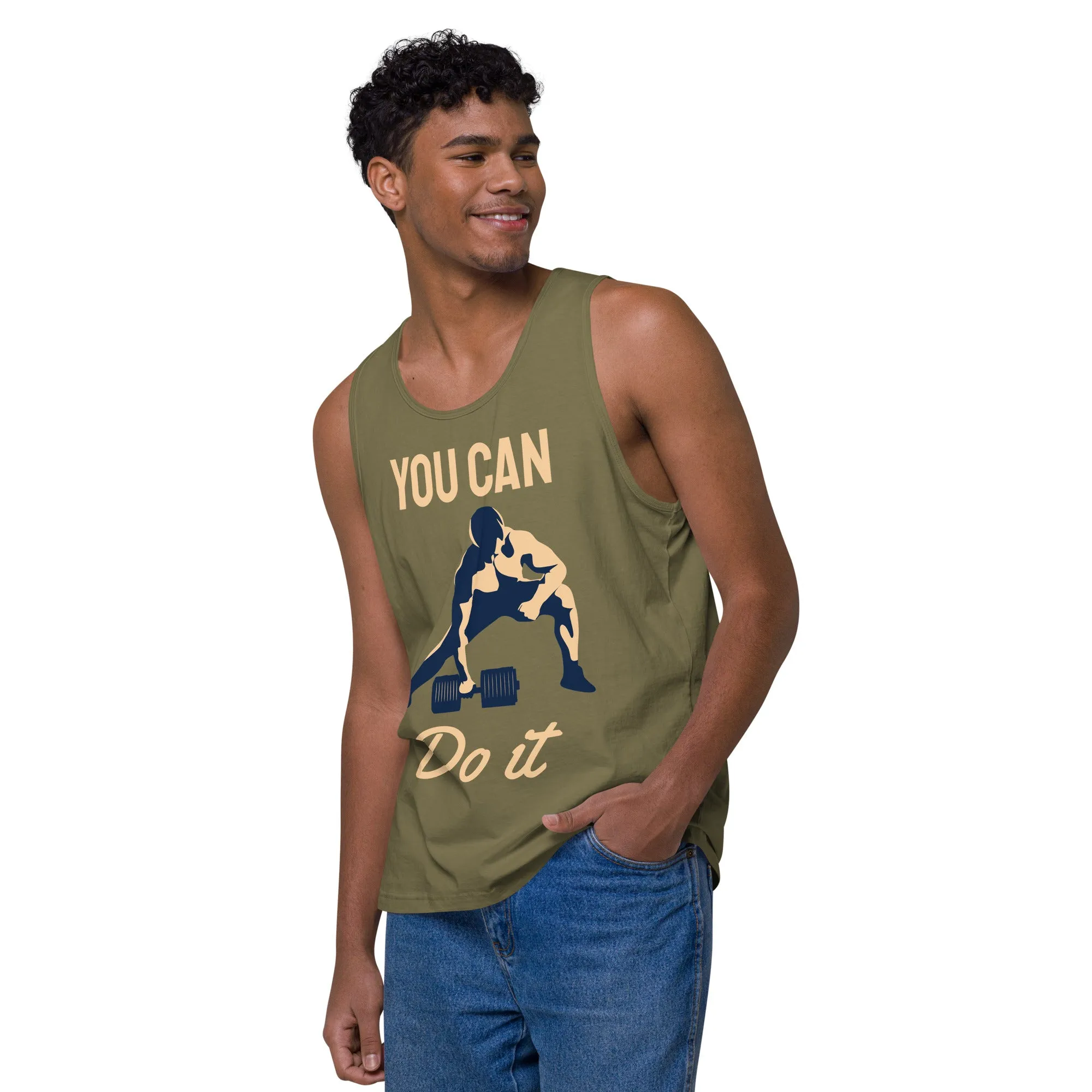 You can do it premium tank top