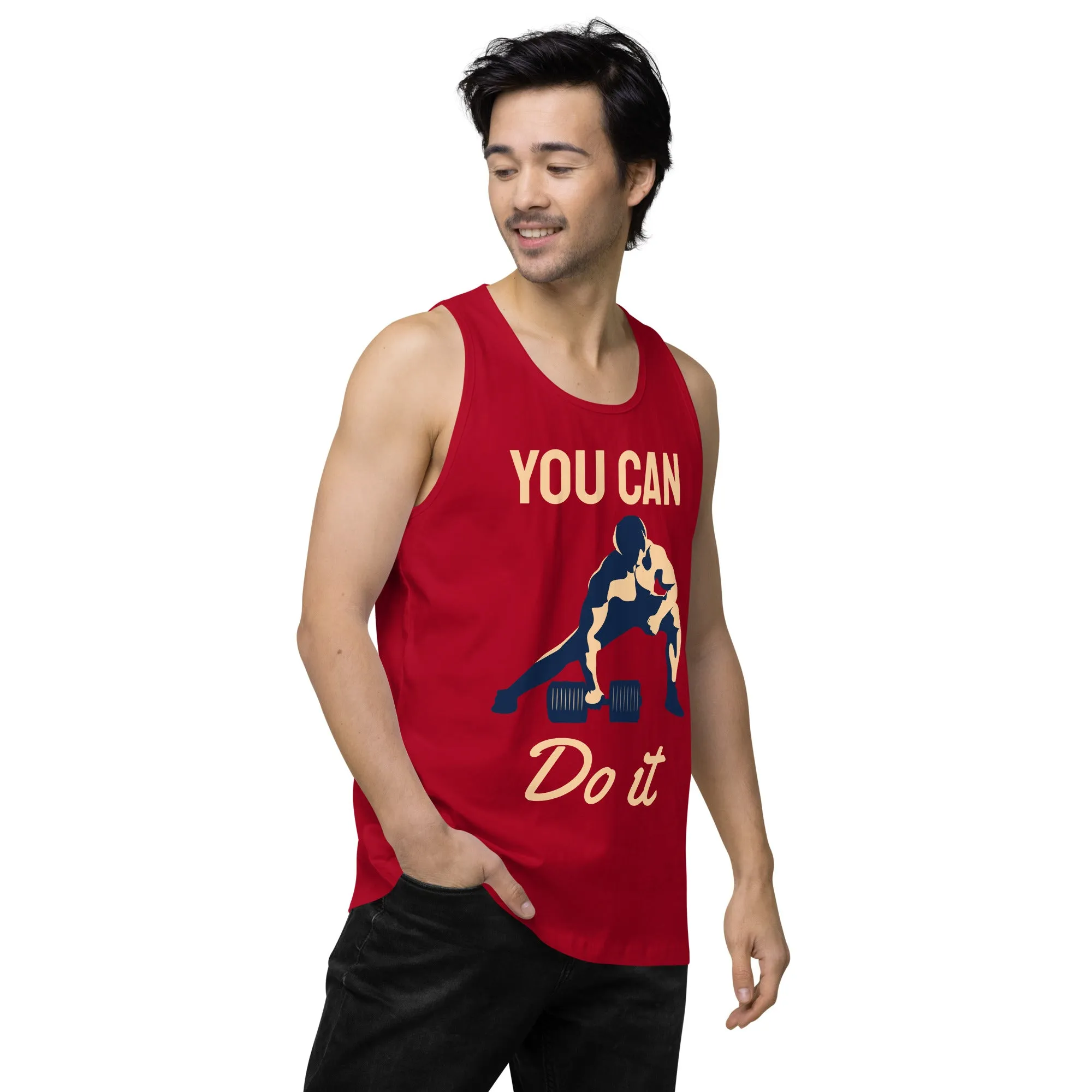 You can do it premium tank top