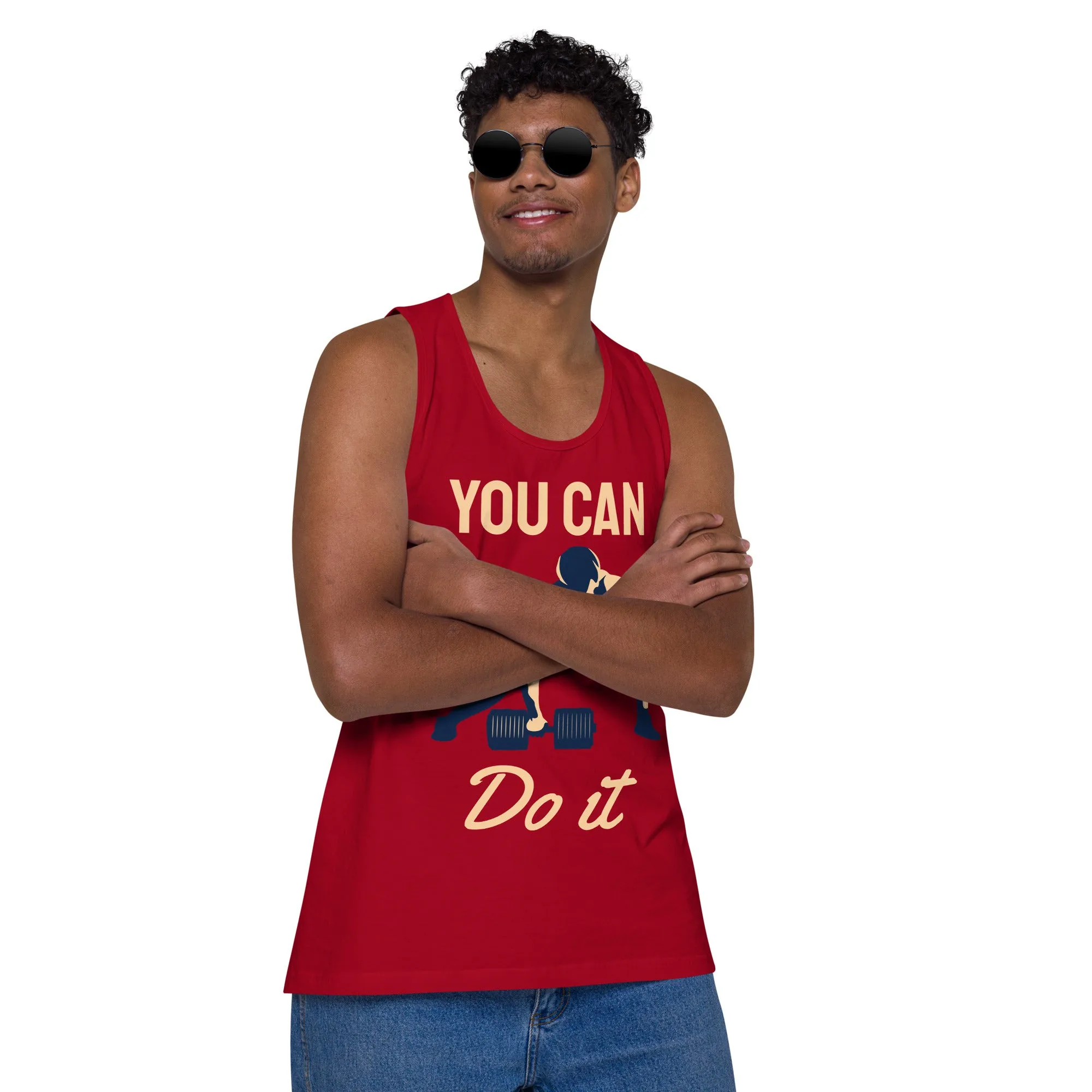 You can do it premium tank top