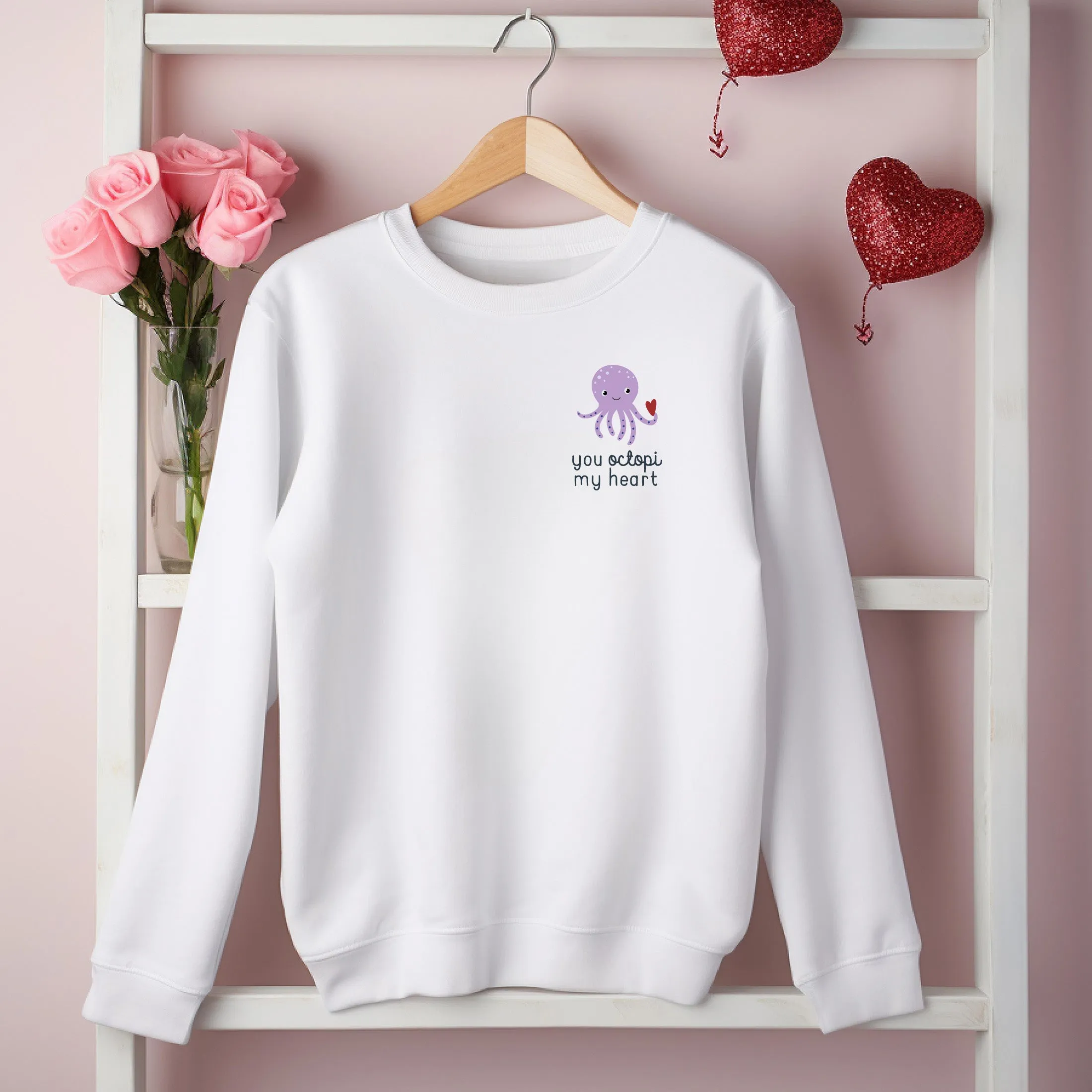 You Octopi My Heart | Adult Valentines Sweatshirt